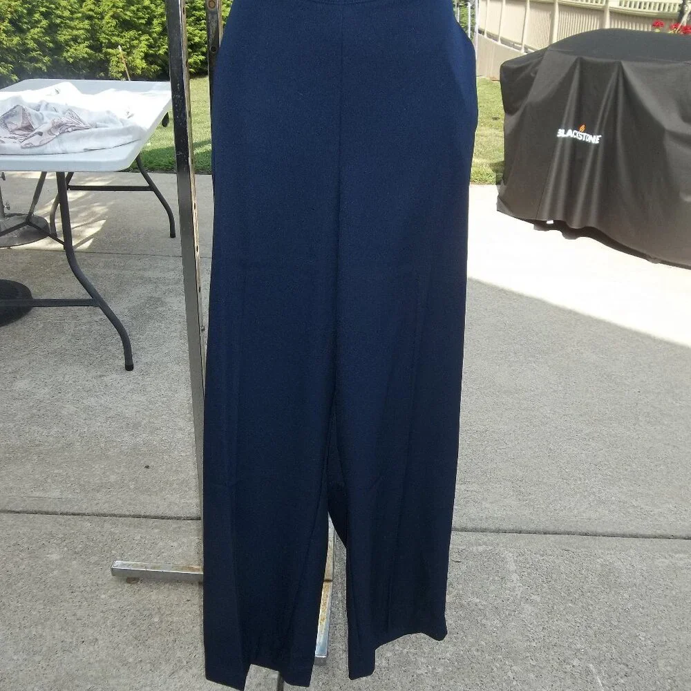 NWT ALFRED DUNNER NAVY PANTS 16